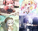 ご希望のイラストお描きします アイコン、立ち絵、サムネイル、一枚絵など イメージ10