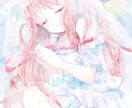 癒されるデジタル水彩画作成いたします 癒されるふんわりした可愛いの女の子描きます☆商用利用込み イメージ10
