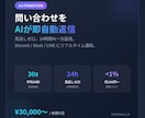 問い合わせをAIが即自動返信します 見逃しゼロ。24時間AI一次返信 イメージ1