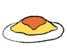商用利用OK！可愛い食べ物のイラストをお描きします ⭐︎手描きでほのぼのした雰囲気です。挿絵やアイコンに♪ イメージ5