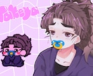 SNSなどに使用するイラストを描きます 可愛いイラストお描きします！SNSアイコンなどに！！ イメージ2
