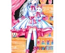 キャラデザをします TRPG、企画用の立ち絵、など！2面図3面図立ち絵にも対応！ イメージ8
