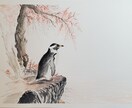 主にペンギンを描いてます 透明水彩を使用してペンギンの絵を描きます。 イメージ2