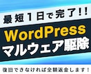 ワードプレスの改ざん・ハッキングをすぐに復旧します 【最短1日】※復旧できない場合は全額返金※ イメージ1