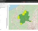 県と行政区を色分け表示する地図アプリを紹介します チェックボックスで選んだ行政区で日本地図を塗ります イメージ3