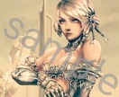 あなただけのSNS用アイコンを描きます 重厚感のある厚塗りで制作します(筆遅です) イメージ3