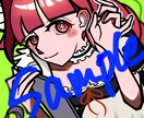 SNS用アイコン、バストアップイラストを描きます アニメ塗りのオリキャラなどどうでしょうか〜！ イメージ5