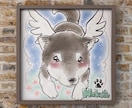 ふんわりパステルで優しく可愛い似顔絵を描いています 長寿祝い、記念日、ウェディングのプレゼントに!心暖まる似顔絵 イメージ6