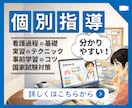 看護学生|看護師|オンライン個別指導します 画面OFF可 【短期集中】あなただけのプランを提案 イメージ1