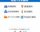 プレゼン資料を低価格で作成します 営業・提案・ポートフォリオ資料対応 イメージ3