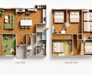 民泊・宿泊施設向け３Ｄ間取り図作りますます 宿泊予約サイトで伝わる高品質３Ｄ間取り図 イメージ2
