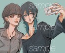 オシャレで個性的なアイコンイラストを制作します あなたの個性を最大限に活かした一枚を イメージ9