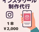 インスタのリール編集代行承ります 初回限定！お試し価格！スピード納品の際はご相談ください イメージ1