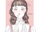 柔らかくておしゃれなSNSアイコン描きます ファッションがお好きな方にオススメ イメージ2