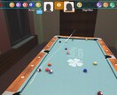 Unity 6製ビリヤードゲーム販売しますます 固定小数点物理搭載・マルチ対応 イメージ1
