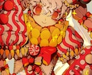 可愛い女の子のイラストを描かせていただきます 可愛い・ちょっと不気味な雰囲気のイラストが得意です イメージ3
