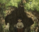 キャンバスにアナログイラストをお描きします プレゼントやインテリアなどにいかがでしょうか？ イメージ2