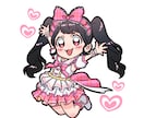 地雷系･量産型 / 可愛い女の子描きます 商用利用️⭕️アイコン・MV等、様々な用途にご利用頂けます。 イメージ3