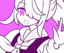 シンプルでポップなバストアップイラストを描きます シンプルで可愛い一枚絵を描きます！ イメージ1