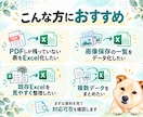 PDF・画像の表を使いやすいExcelに整えます 表のデータ化から見やすい整理・簡単な集計まで対応 イメージ2