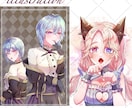 キャラデザやアイコンイラスト、1枚絵など描きます 瞳が綺麗な女の子を描きます。暖色系が得意です。 イメージ4