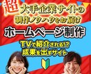 TVで紹介！「戦略的なHP」を衝撃価格で作ります 効果を出す秘密はホームページ＋戦略で差をつけること イメージ1