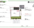 プレゼン資料を作ります オンリーワンの外構エクステリア図面作成 イメージ3