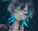 SNS等で利用可能なイラストを描きます ダーク＋可愛い雰囲気のイラストを得意としております。 イメージ2