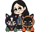 愛犬の名刺デザインします 愛犬イベントやオフ会などで欠かせない名刺 イメージ4