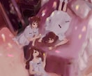 雰囲気のある厚塗り1枚絵作成いたします おしゃれな1枚絵、表紙／挿絵／プレゼントなどに イメージ2