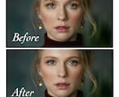 人物レタッチ(写真修正・加工)いたします プロのレタッチャーが写真を綺麗に仕上げます。 イメージ2