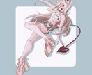 ビビッドなカラーのPOP GIRLを描きます みなさんの心をキラキラさせます！ イメージ5