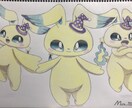 かわいい手描きのイラスト描きます 思わず抱きしめたくなる、ふんわりした柔らかな創造 イメージ8