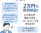 即日完成！融資・補助金申請用HP制作します 急ぎの申請に！1万円で審査通過レベルのHP製作 イメージ2