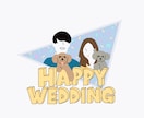 結婚式のウェルカムボードをデザインします 写真を元にしたデザインウェルカムボード イメージ2
