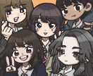 可愛い系のイラスト作成致します 観賞用、アイコン、ヘッダー、一枚絵等々　商用ok イメージ1
