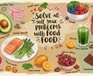 あなたの悩みを食事でアプローチします あなたの悩み、肌や筋肉、脳やアンチエイジングなどを食事で解決 イメージ1