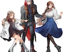 TRPG・ゲーム・配信等で使える立ち絵を描きます あなたの理想のイメージを立ち絵に落とし込みます。 イメージ4
