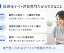 放課後デイ・児発専門ホームページを制作します 保護者に伝わる構成で、見学・問い合わせにつながるサイトを作成 イメージ6