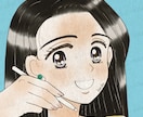 平成初期の少女漫画風イラスト描きます SNSアイコン、プレゼント用、小説の表紙や挿絵などにぜひ！ イメージ1