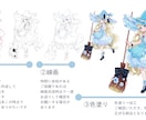 最短納品▶透明感のある立ち絵イラスト制作します TRPGや配信、オリジナルゲームなどに！ イメージ9