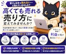 メルカリ・他フリマ商品の売り方を診断します 価格競争に疲れた方へ。安売りせず利益率重視の視点で診断 イメージ1