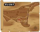 イラストを使った地図を作成いたします GoogleMAPを元に分かりやすい地図を作成いたします。 イメージ7
