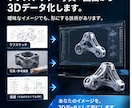 そのイメージを3Dモデルに！複雑形状も対応します 「複雑な形状も、あなたのイメージからカタチに。」 イメージ3