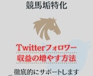 競馬アカウントフォロワーの増やし方教えます Twitterでフォロワーや収益に悩んでいる人必見 イメージ1