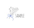 お洒落な手描きブーケのアイコンを製作します 〜世界に一つだけの花束デザイン〜 イメージ3