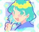 ころっとかわいいミニキャライラスト描きます 2等身サイズのちょこんとかわいいミニキャラをお描きします！ イメージ3