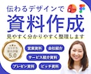 サービス紹介資料を「伝わるデザイン」に整えます なんだか伝わりにくい資料を、見やすく・分かりやすく整えます。 イメージ1