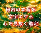 文字で暴く本音【愛の真実を知る】鑑定します 直接話すのが苦手な方、お試しで鑑定を受けてみたい方是非とも♡ イメージ1