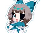 ミニキャラ(ちびキャラ)イラスト描きます シンプル塗りのキラキラとした瞳で描きます！ イメージ1